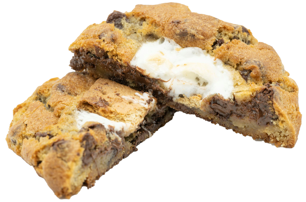 Ooey Gooey S'mores Chocolate Chip Cookie