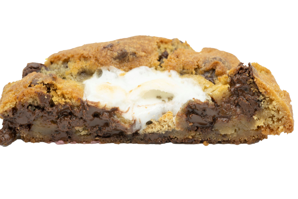 Ooey Gooey S'mores Chocolate Chip Cookie